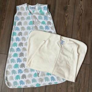 6-12 mo Halo fleece sleepsacks